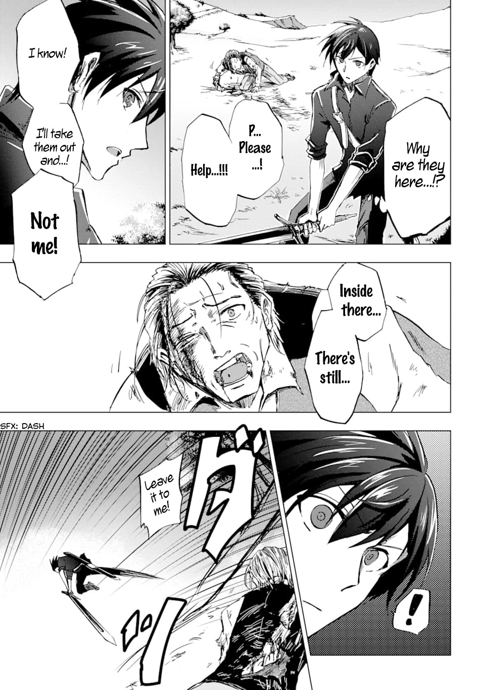 Ankoku Kishi no Ore desu Ga Saikyou no Seikishi wo Mezashimasu Chapter 1 page 15 - Chapter 1: Rescue Drama