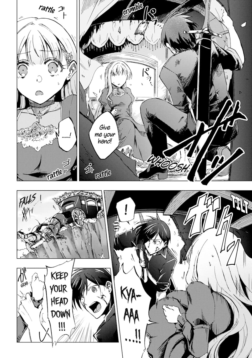 Ankoku Kishi no Ore desu Ga Saikyou no Seikishi wo Mezashimasu Chapter 1 page 30 - Chapter 1: Rescue Drama