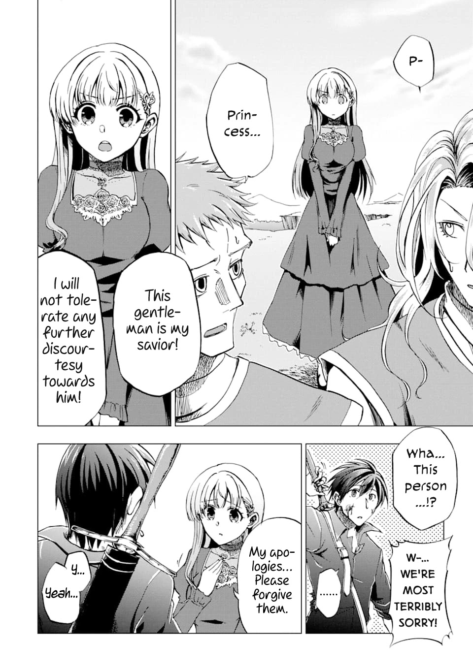 Ankoku Kishi no Ore desu Ga Saikyou no Seikishi wo Mezashimasu Chapter 1 page 36 - Chapter 1: Rescue Drama