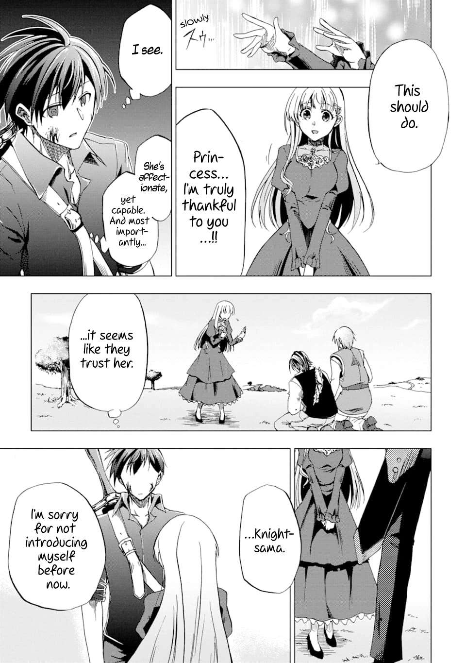 Ankoku Kishi no Ore desu Ga Saikyou no Seikishi wo Mezashimasu Chapter 1 page 39 - Chapter 1: Rescue Drama