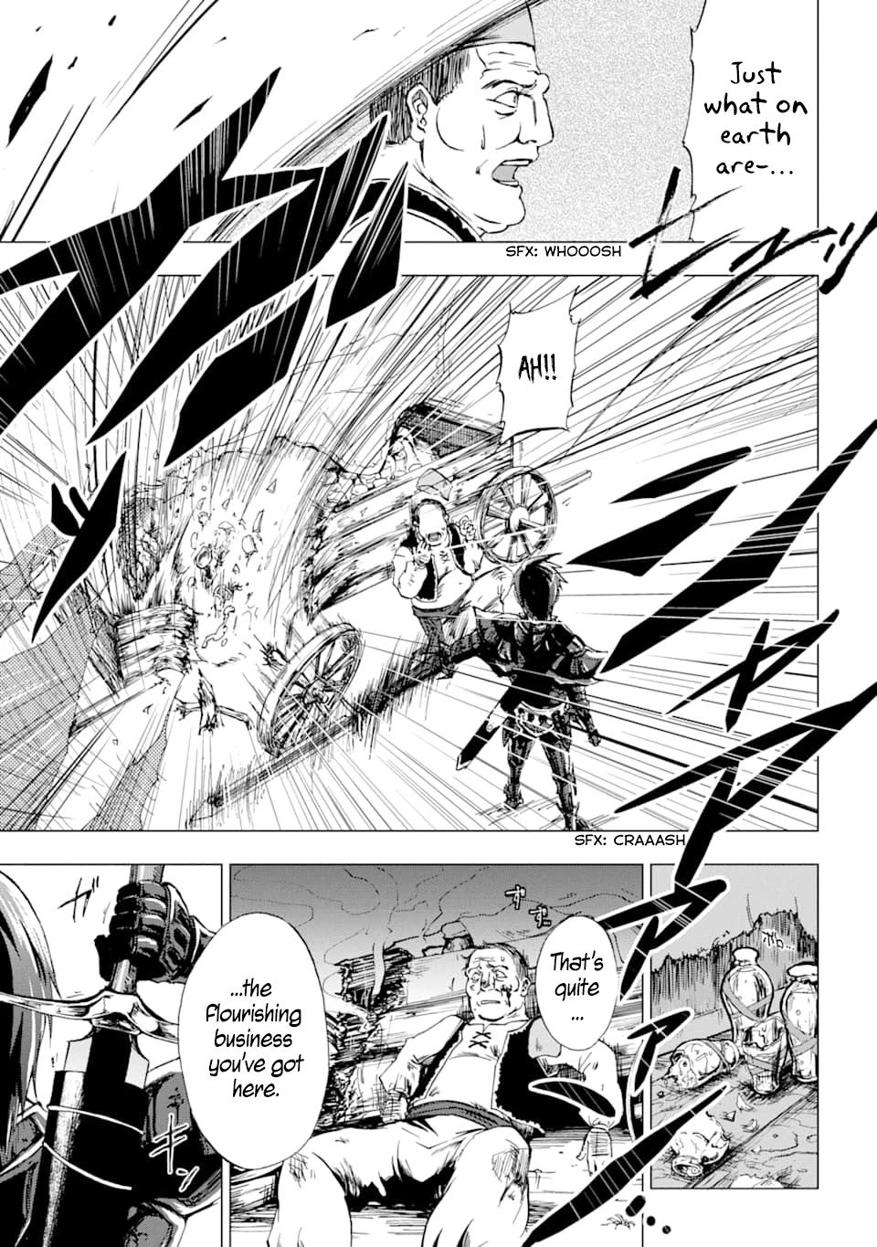 Ankoku Kishi no Ore desu Ga Saikyou no Seikishi wo Mezashimasu Chapter 1 page 4 - Chapter 1: Rescue Drama