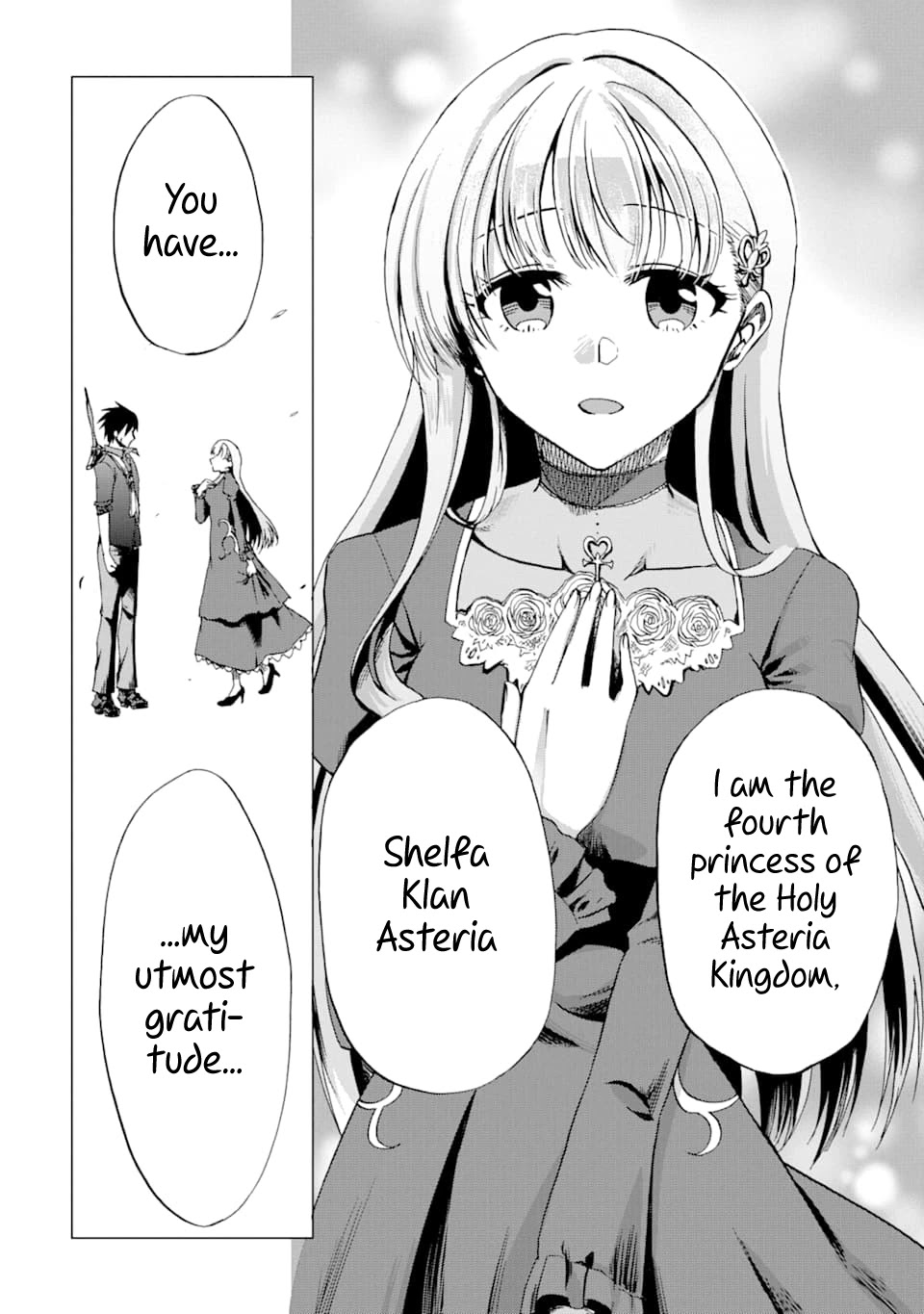 Ankoku Kishi no Ore desu Ga Saikyou no Seikishi wo Mezashimasu Chapter 1 page 40 - Chapter 1: Rescue Drama