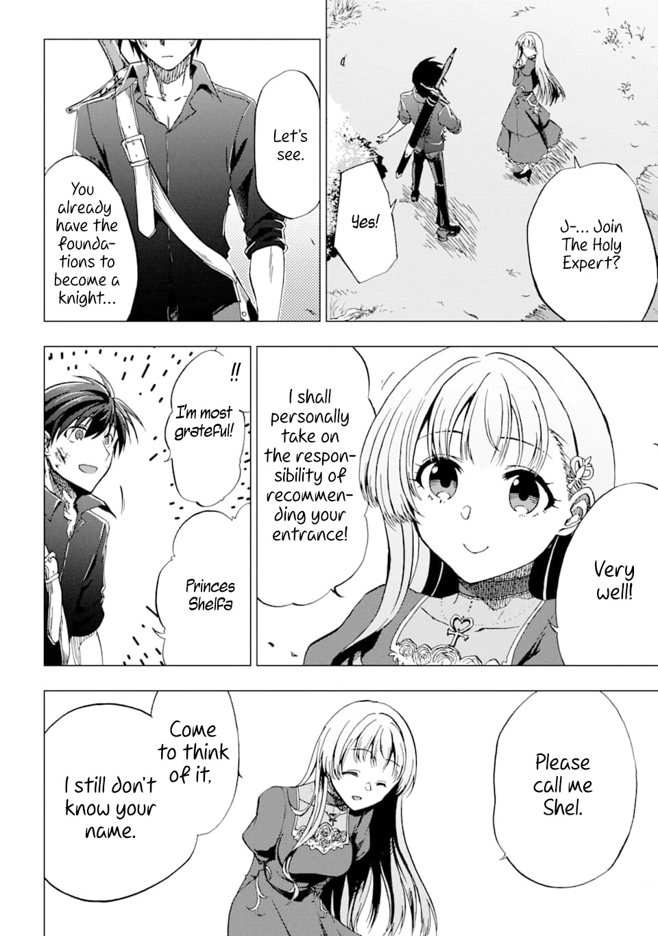Ankoku Kishi no Ore desu Ga Saikyou no Seikishi wo Mezashimasu Chapter 1 page 44 - Chapter 1: Rescue Drama
