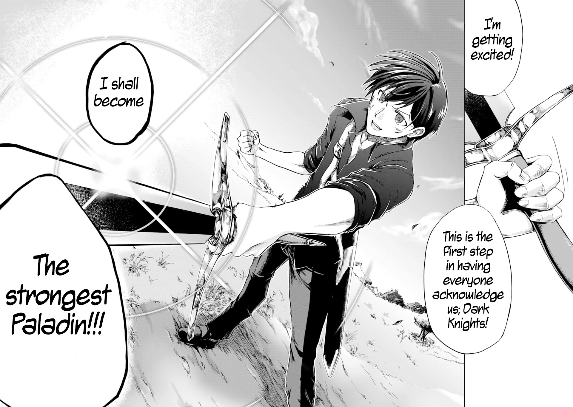 Ankoku Kishi no Ore desu Ga Saikyou no Seikishi wo Mezashimasu Chapter 1 page 46 - Chapter 1: Rescue Drama