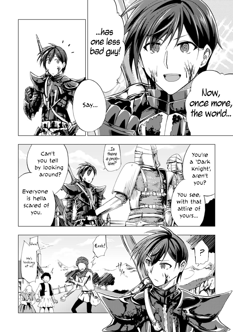 Ankoku Kishi no Ore desu Ga Saikyou no Seikishi wo Mezashimasu Chapter 1 page 8 - Chapter 1: Rescue Drama