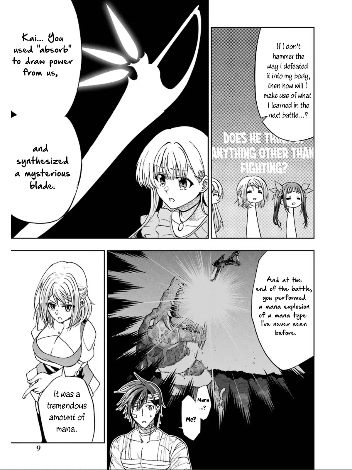 Ankoku Kishi no Ore desu Ga Saikyou no Seikishi wo Mezashimasu Chapter 11 page 10 - Chapter 11: The Unidentified Magic