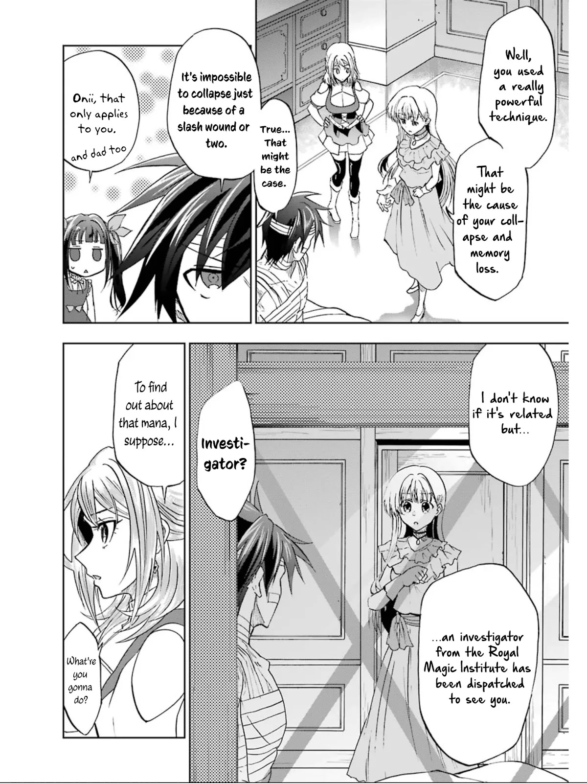 Ankoku Kishi no Ore desu Ga Saikyou no Seikishi wo Mezashimasu Chapter 11 page 11 - Chapter 11: The Unidentified Magic