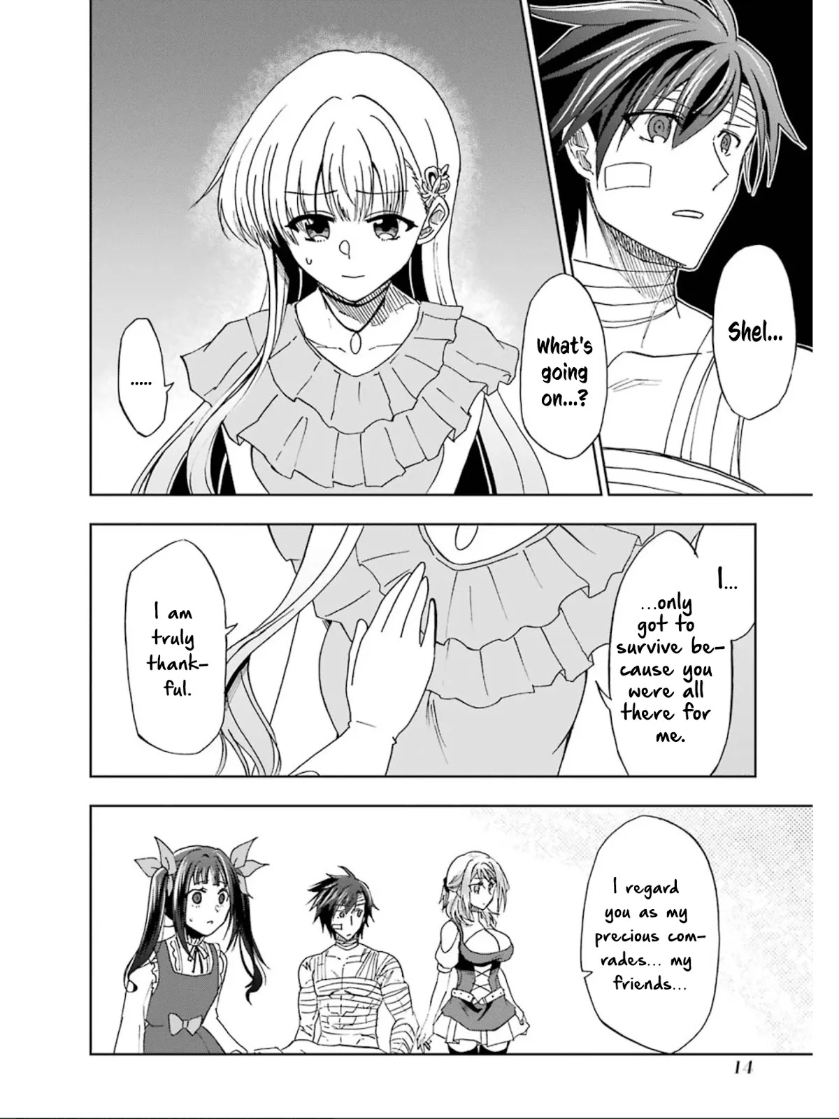 Ankoku Kishi no Ore desu Ga Saikyou no Seikishi wo Mezashimasu Chapter 11 page 15 - Chapter 11: The Unidentified Magic
