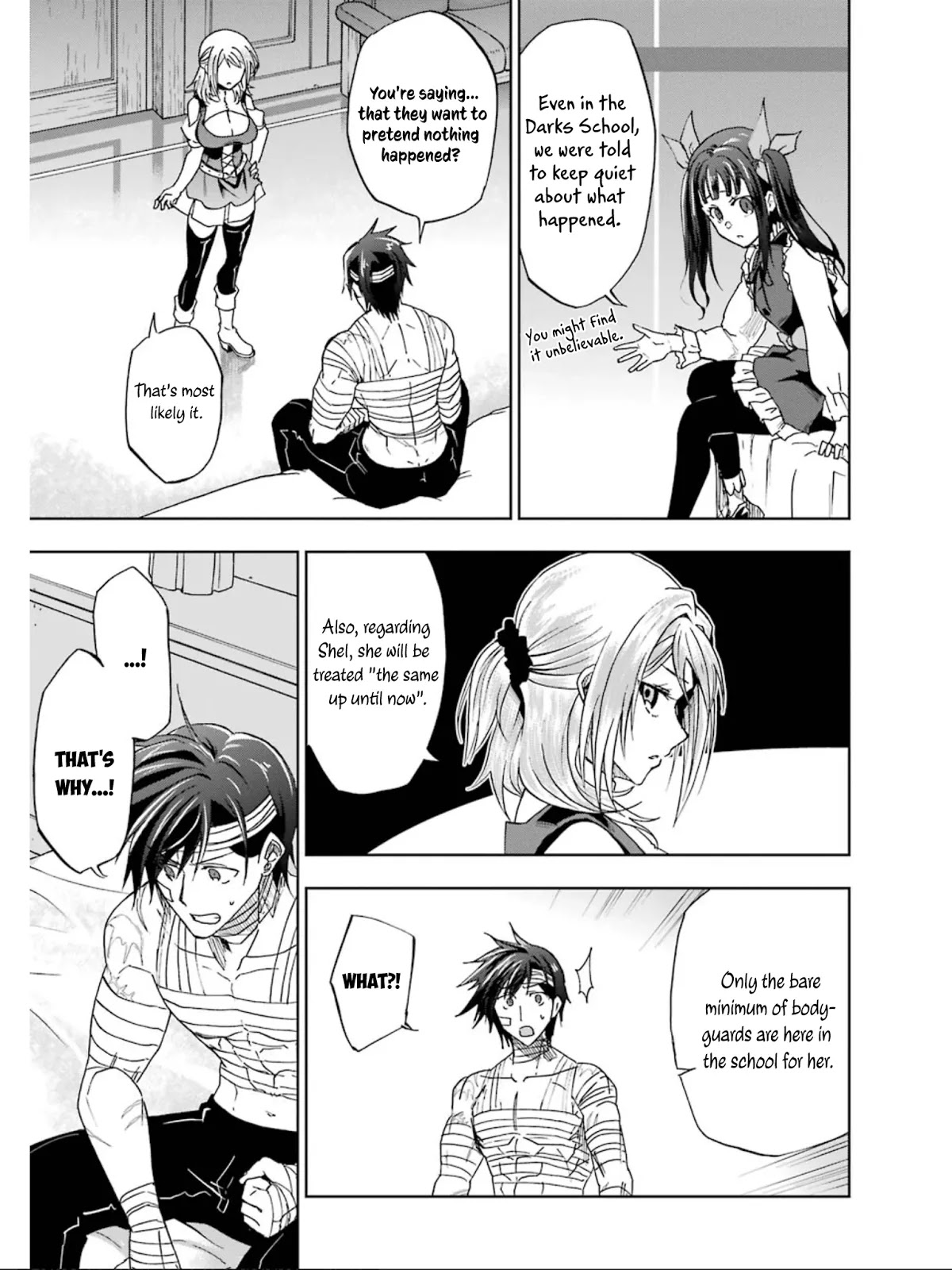 Ankoku Kishi no Ore desu Ga Saikyou no Seikishi wo Mezashimasu Chapter 11 page 22 - Chapter 11: The Unidentified Magic