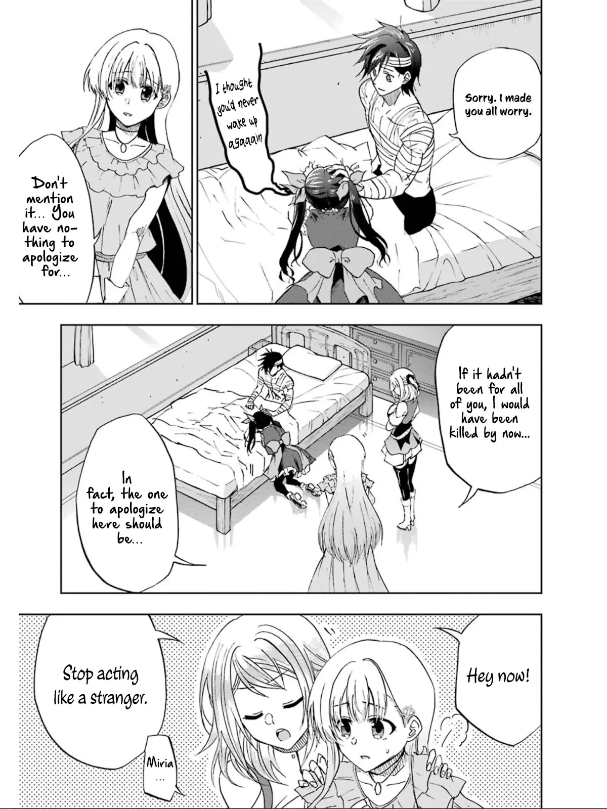 Ankoku Kishi no Ore desu Ga Saikyou no Seikishi wo Mezashimasu Chapter 11 page 6 - Chapter 11: The Unidentified Magic