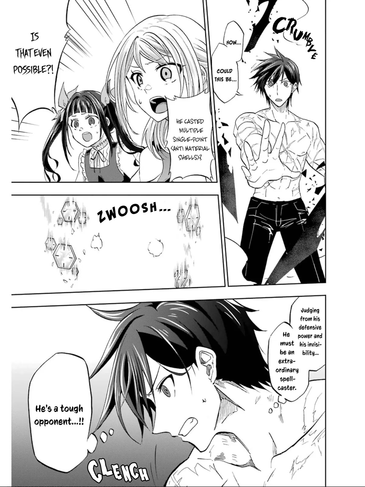 Ankoku Kishi no Ore desu Ga Saikyou no Seikishi wo Mezashimasu Chapter 12 page 10 - Chapter 12: The Invisible Assailant