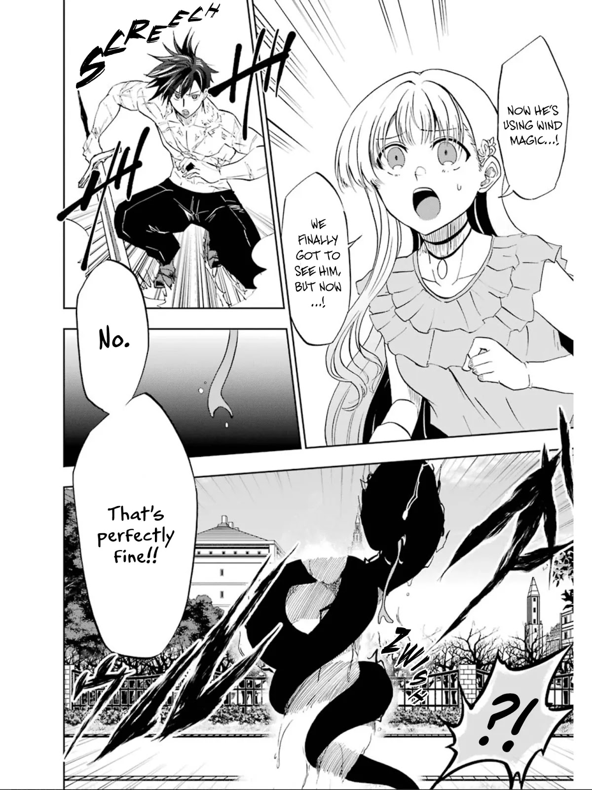 Ankoku Kishi no Ore desu Ga Saikyou no Seikishi wo Mezashimasu Chapter 12 page 13 - Chapter 12: The Invisible Assailant