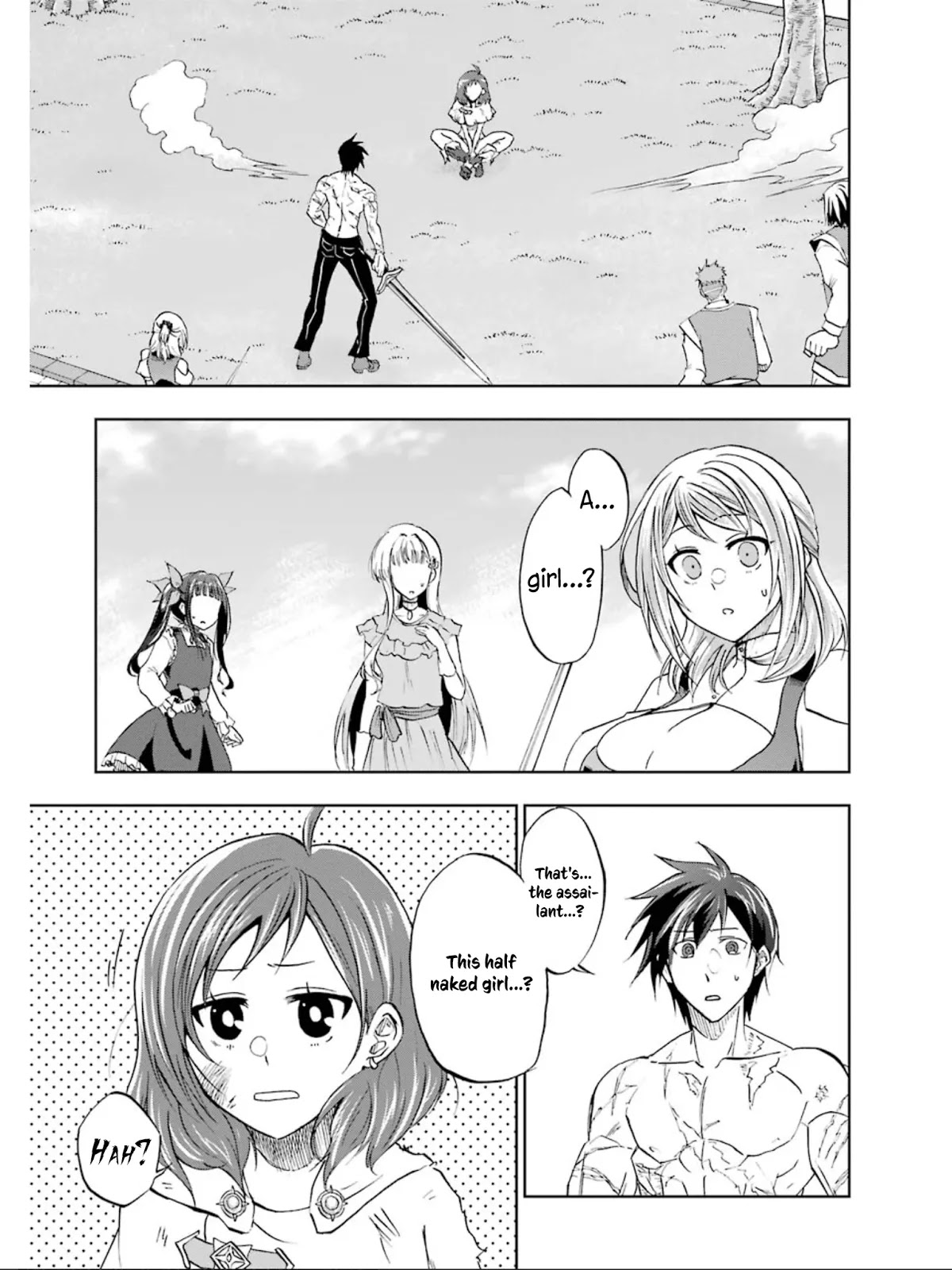 Ankoku Kishi no Ore desu Ga Saikyou no Seikishi wo Mezashimasu Chapter 12 page 18 - Chapter 12: The Invisible Assailant