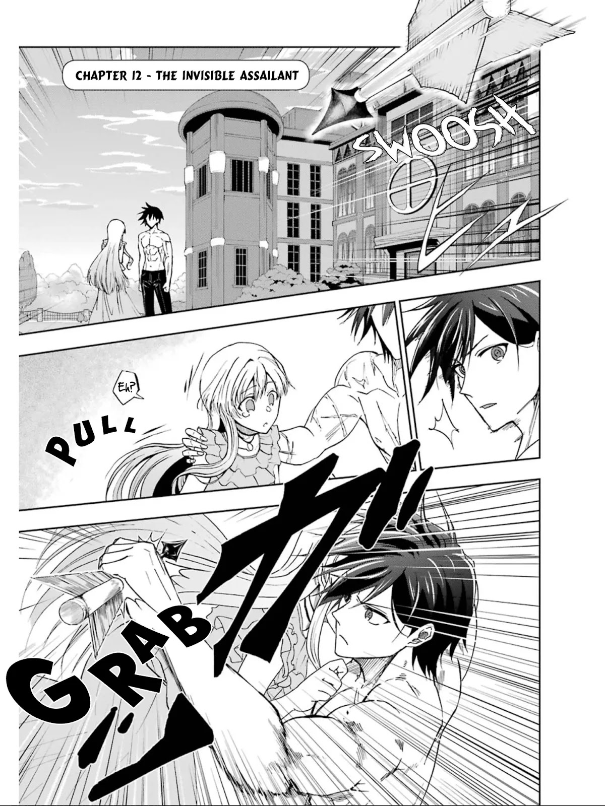 Ankoku Kishi no Ore desu Ga Saikyou no Seikishi wo Mezashimasu Chapter 12 page 2 - Chapter 12: The Invisible Assailant