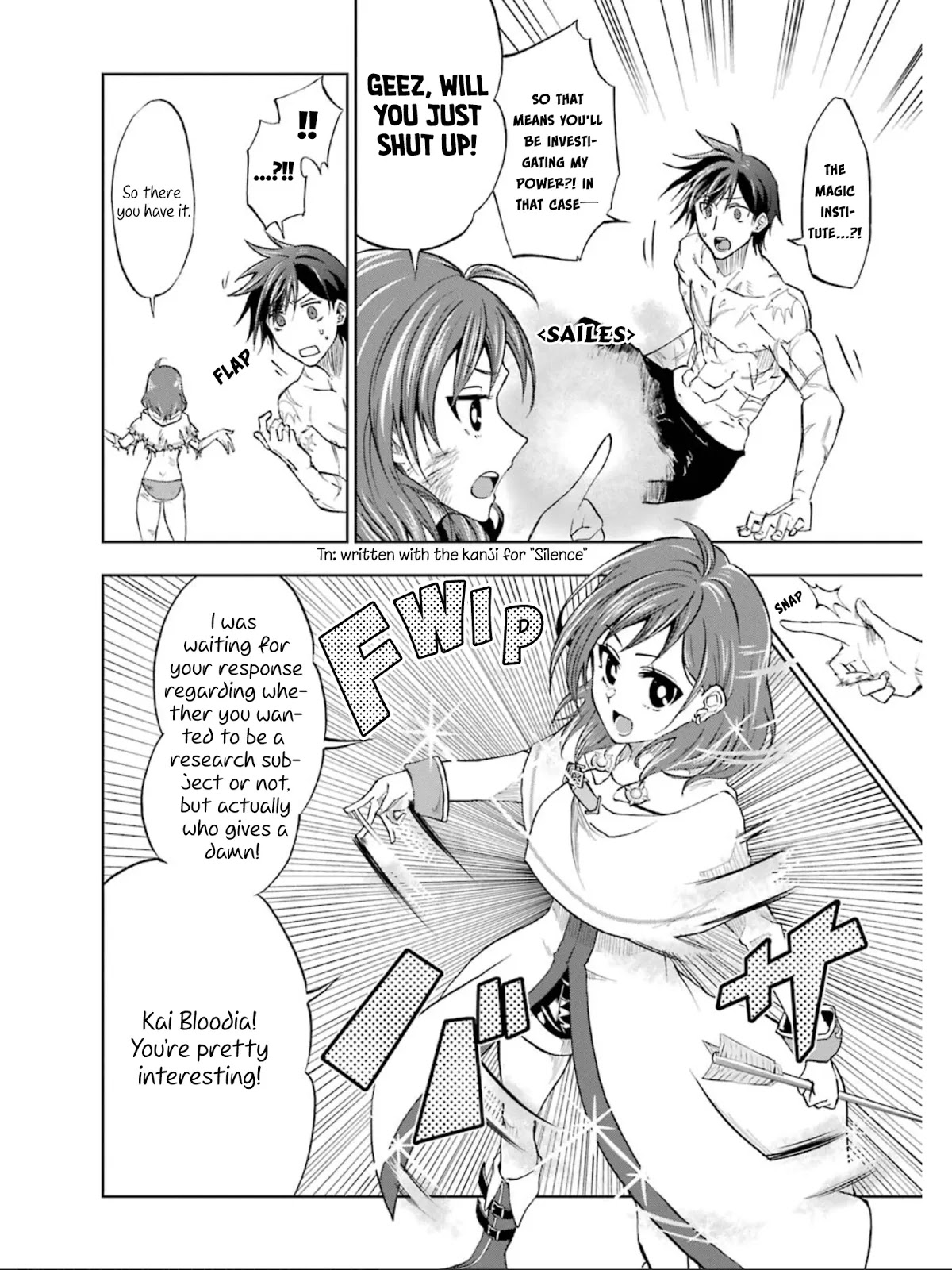 Ankoku Kishi no Ore desu Ga Saikyou no Seikishi wo Mezashimasu Chapter 12 page 23 - Chapter 12: The Invisible Assailant