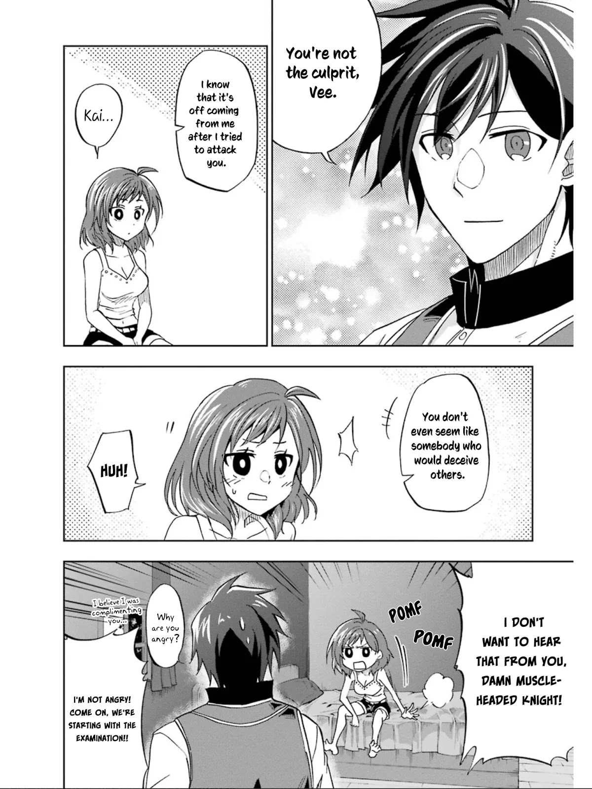 Ankoku Kishi no Ore desu Ga Saikyou no Seikishi wo Mezashimasu Chapter 14 page 14 - Chapter 14: A Medical Examination at Home ♡