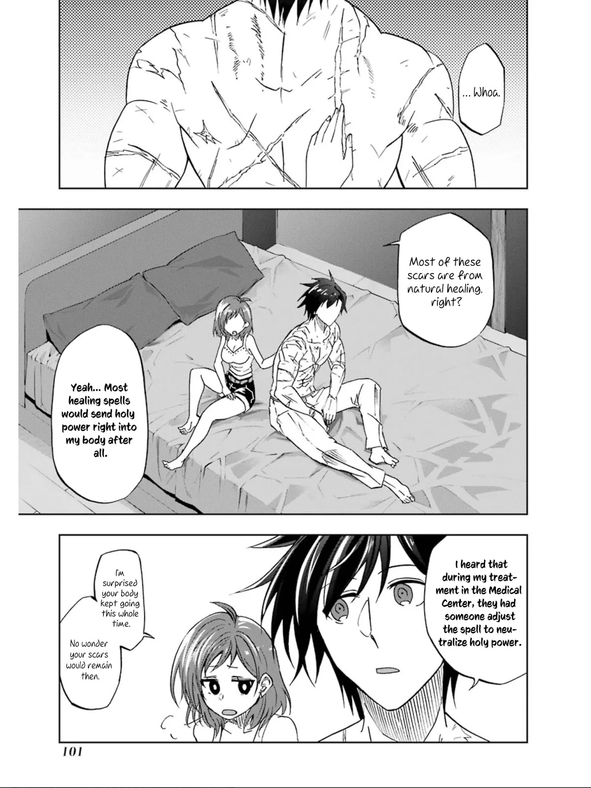 Ankoku Kishi no Ore desu Ga Saikyou no Seikishi wo Mezashimasu Chapter 14 page 15 - Chapter 14: A Medical Examination at Home ♡