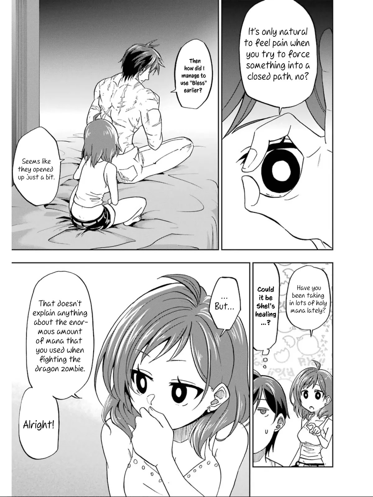 Ankoku Kishi no Ore desu Ga Saikyou no Seikishi wo Mezashimasu Chapter 14 page 17 - Chapter 14: A Medical Examination at Home ♡