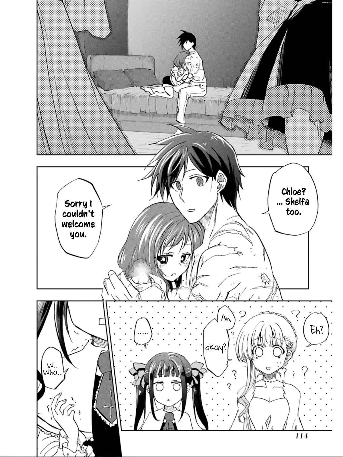 Ankoku Kishi no Ore desu Ga Saikyou no Seikishi wo Mezashimasu Chapter 14 page 28 - Chapter 14: A Medical Examination at Home ♡