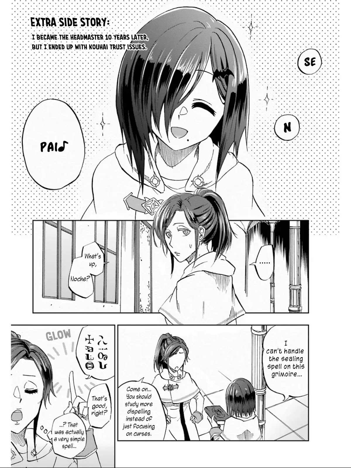 Ankoku Kishi no Ore desu Ga Saikyou no Seikishi wo Mezashimasu Chapter 15.5 page 2 - Chapter 15.5: Extra Side Story: I Became the Headmaster 10 Years Later …