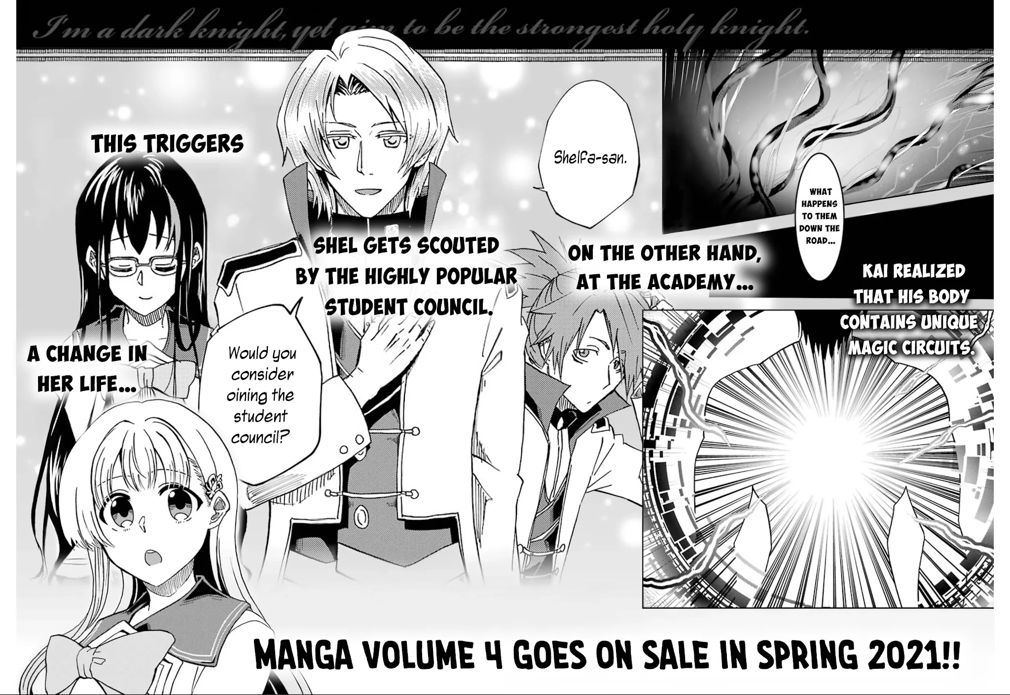 Ankoku Kishi no Ore desu Ga Saikyou no Seikishi wo Mezashimasu Chapter 15.5 page 7 - Chapter 15.5: Extra Side Story: I Became the Headmaster 10 Years Later …