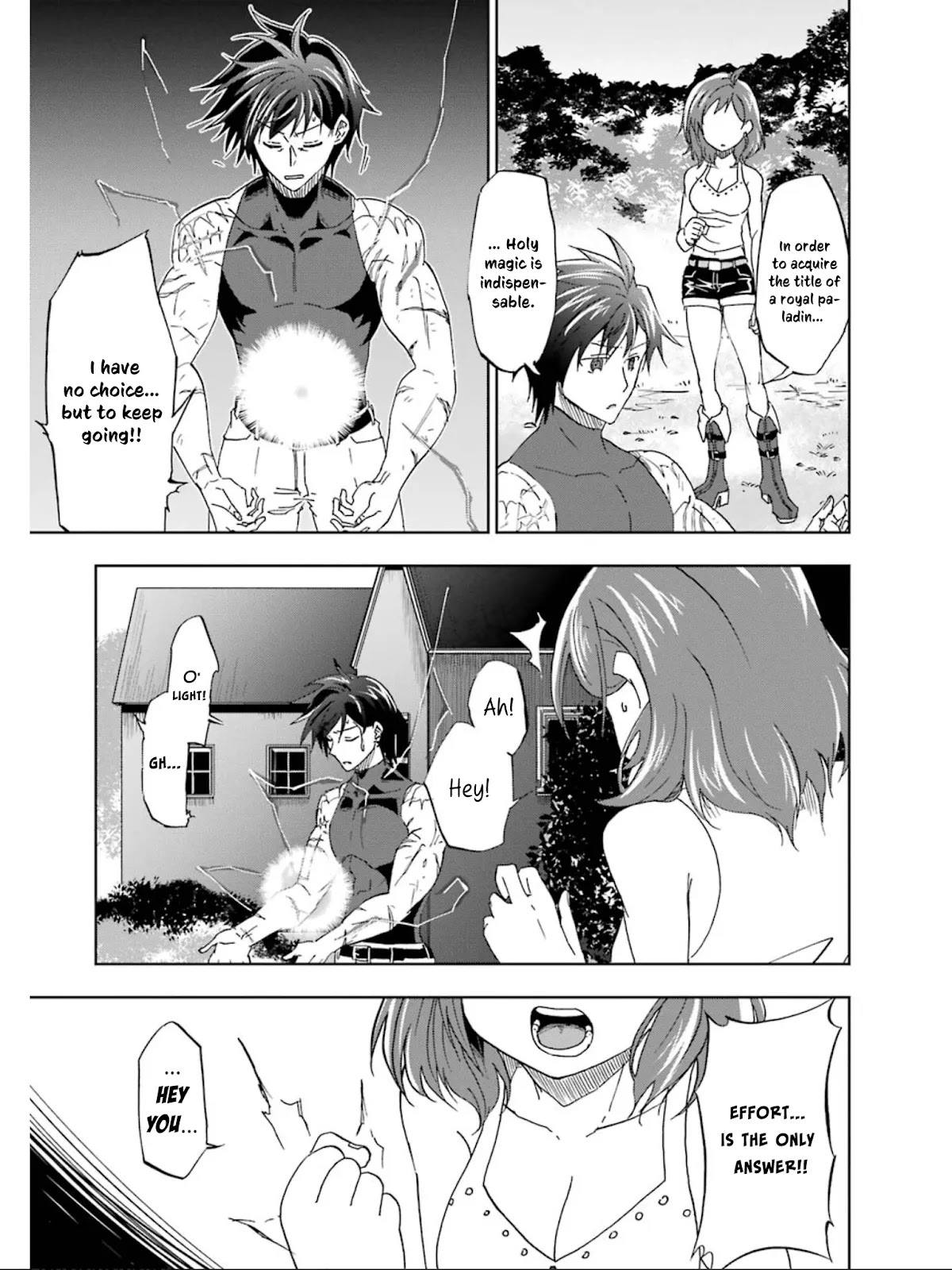 Ankoku Kishi no Ore desu Ga Saikyou no Seikishi wo Mezashimasu Chapter 15 page 12 - Chapter 15: Allow Me to Call You "Master"
