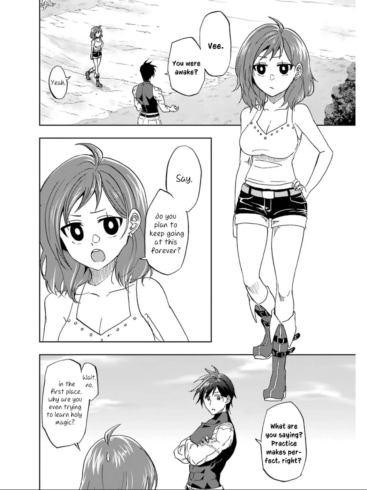 Ankoku Kishi no Ore desu Ga Saikyou no Seikishi wo Mezashimasu Chapter 15 page 9 - Chapter 15: Allow Me to Call You "Master"