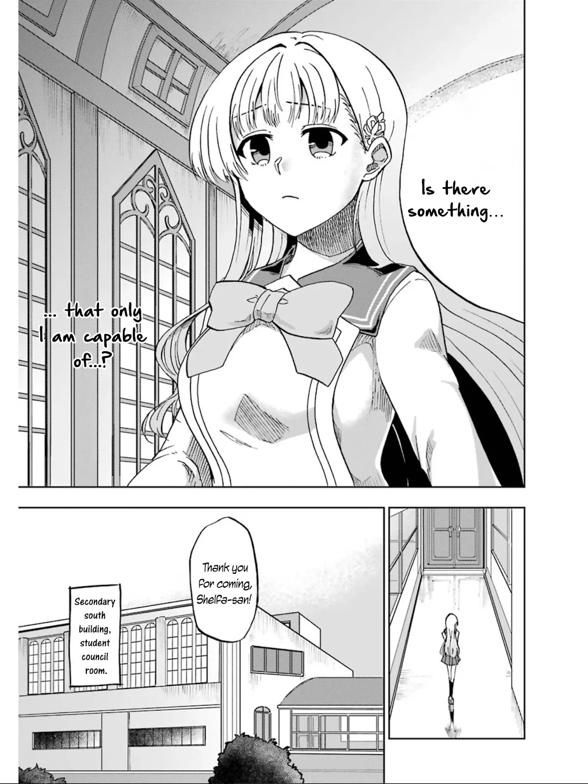 Ankoku Kishi no Ore desu Ga Saikyou no Seikishi wo Mezashimasu Chapter 16 page 14 - Chapter 16: The Student Council's Top 3