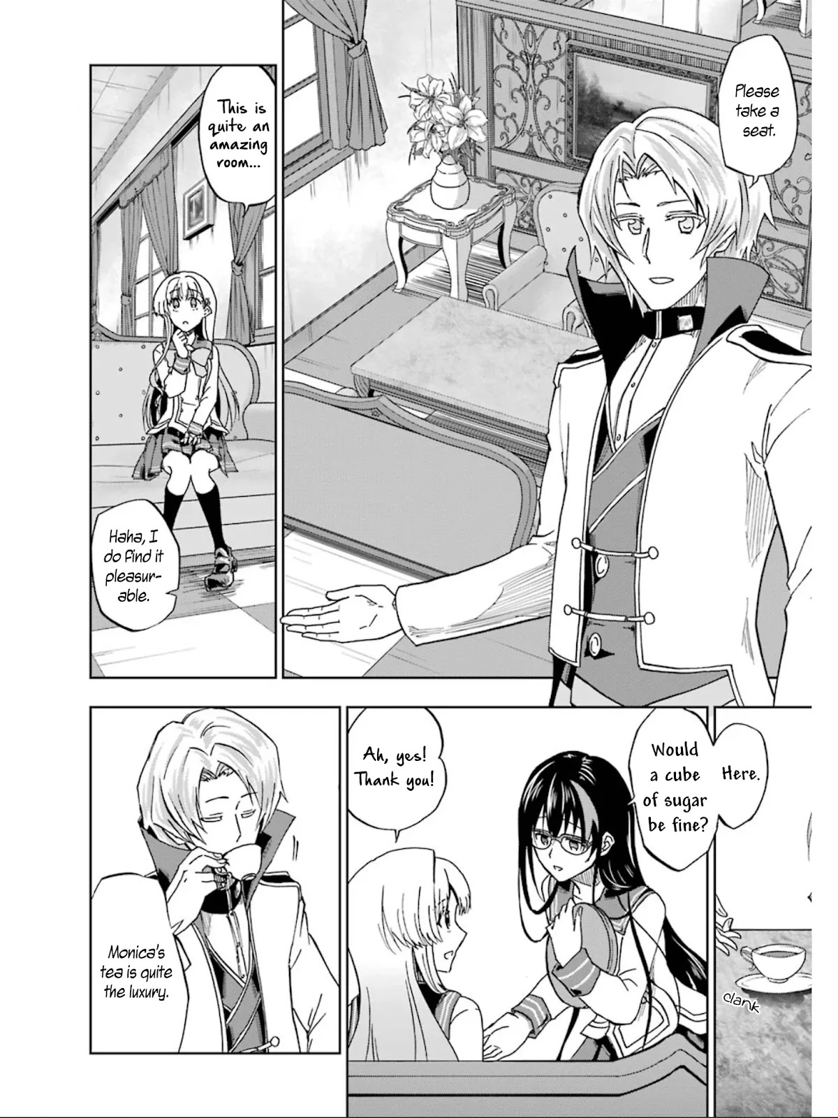 Ankoku Kishi no Ore desu Ga Saikyou no Seikishi wo Mezashimasu Chapter 16 page 15 - Chapter 16: The Student Council's Top 3