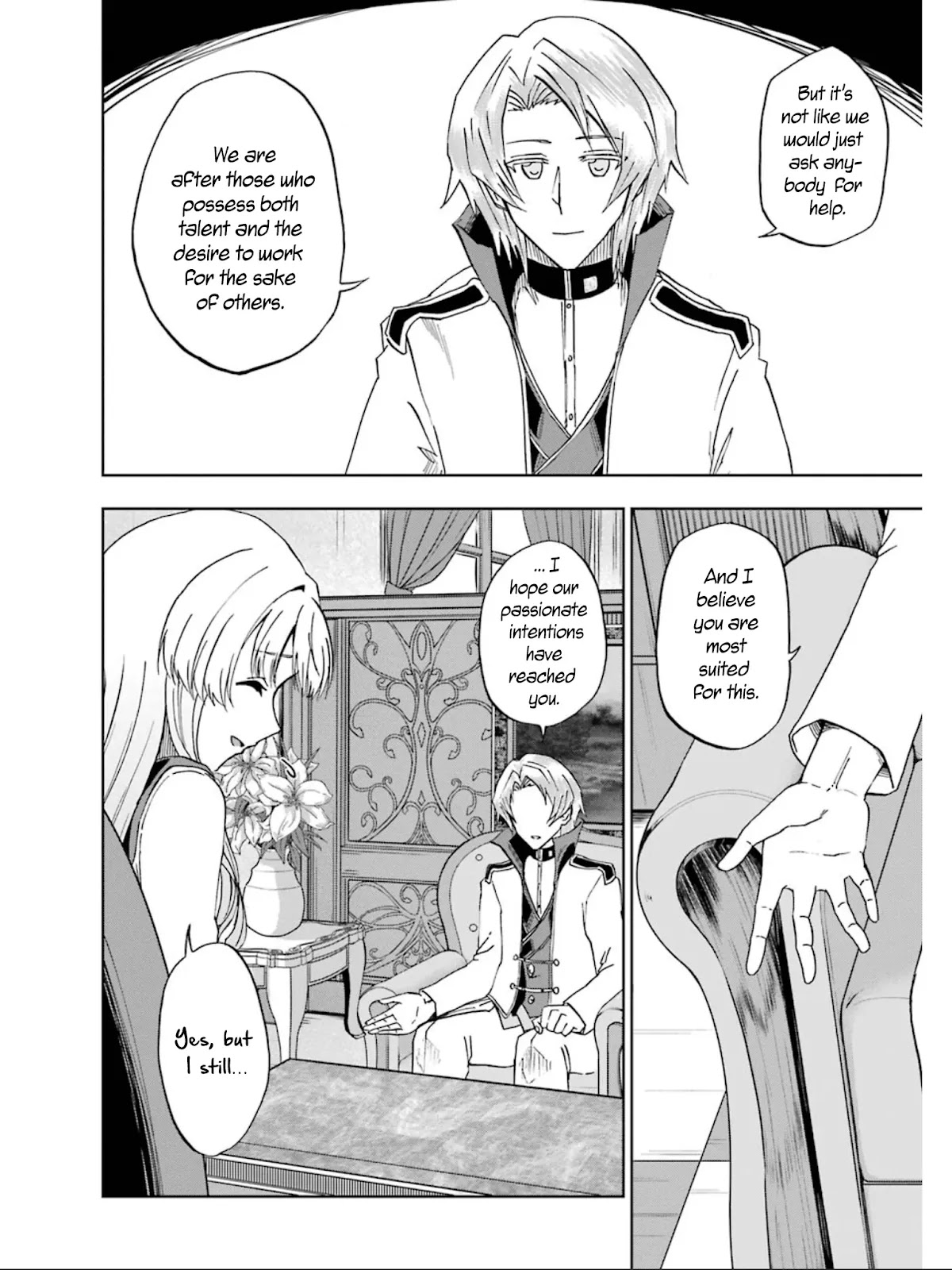 Ankoku Kishi no Ore desu Ga Saikyou no Seikishi wo Mezashimasu Chapter 16 page 19 - Chapter 16: The Student Council's Top 3