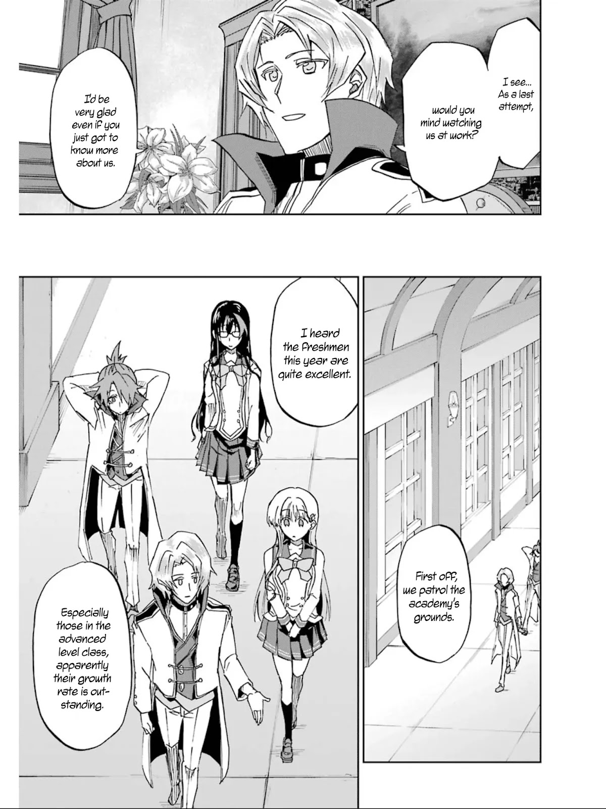 Ankoku Kishi no Ore desu Ga Saikyou no Seikishi wo Mezashimasu Chapter 16 page 20 - Chapter 16: The Student Council's Top 3
