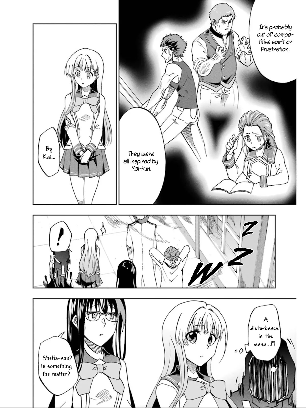 Ankoku Kishi no Ore desu Ga Saikyou no Seikishi wo Mezashimasu Chapter 16 page 21 - Chapter 16: The Student Council's Top 3
