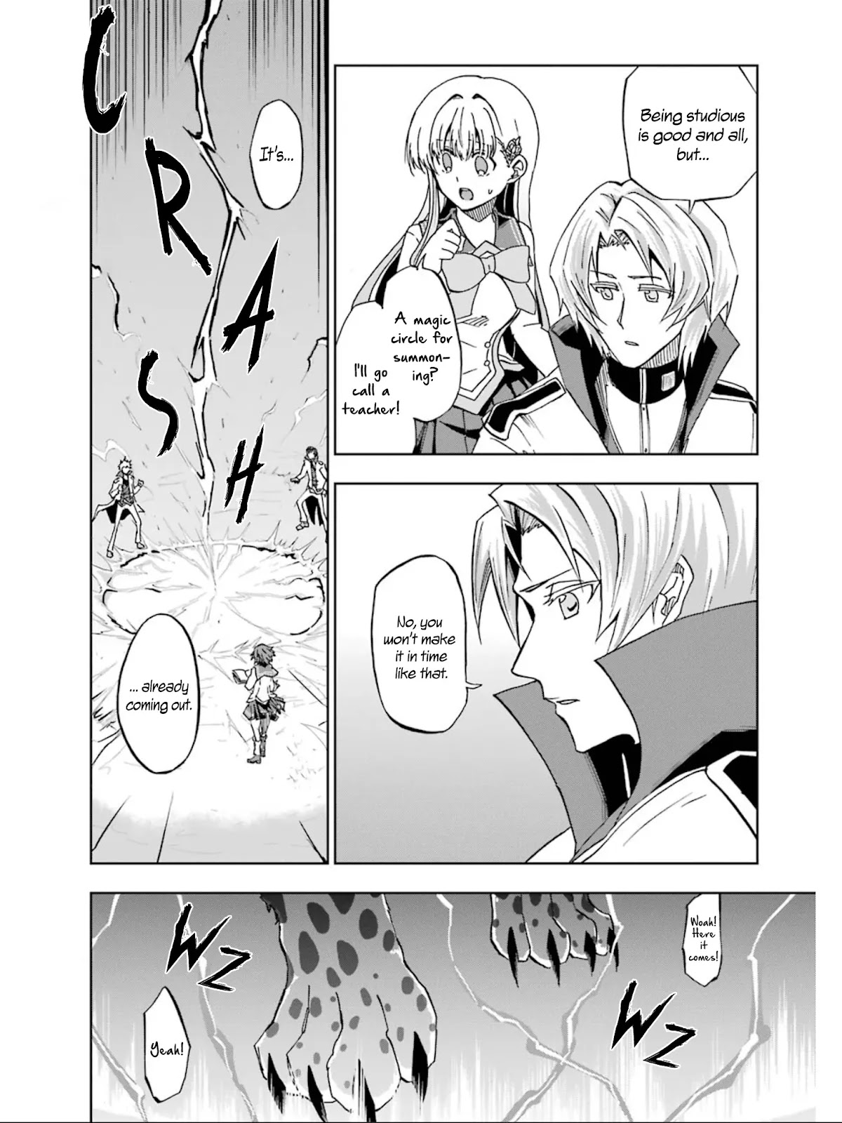 Ankoku Kishi no Ore desu Ga Saikyou no Seikishi wo Mezashimasu Chapter 16 page 23 - Chapter 16: The Student Council's Top 3