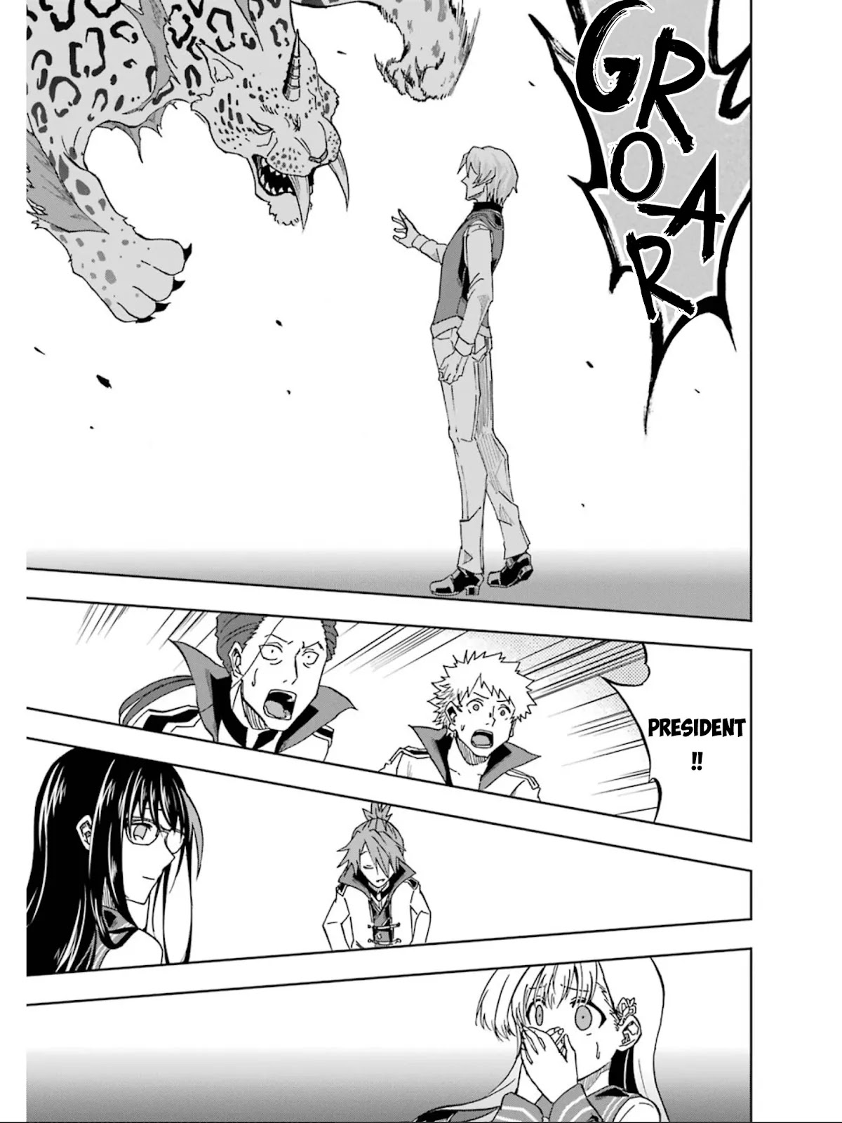 Ankoku Kishi no Ore desu Ga Saikyou no Seikishi wo Mezashimasu Chapter 16 page 34 - Chapter 16: The Student Council's Top 3