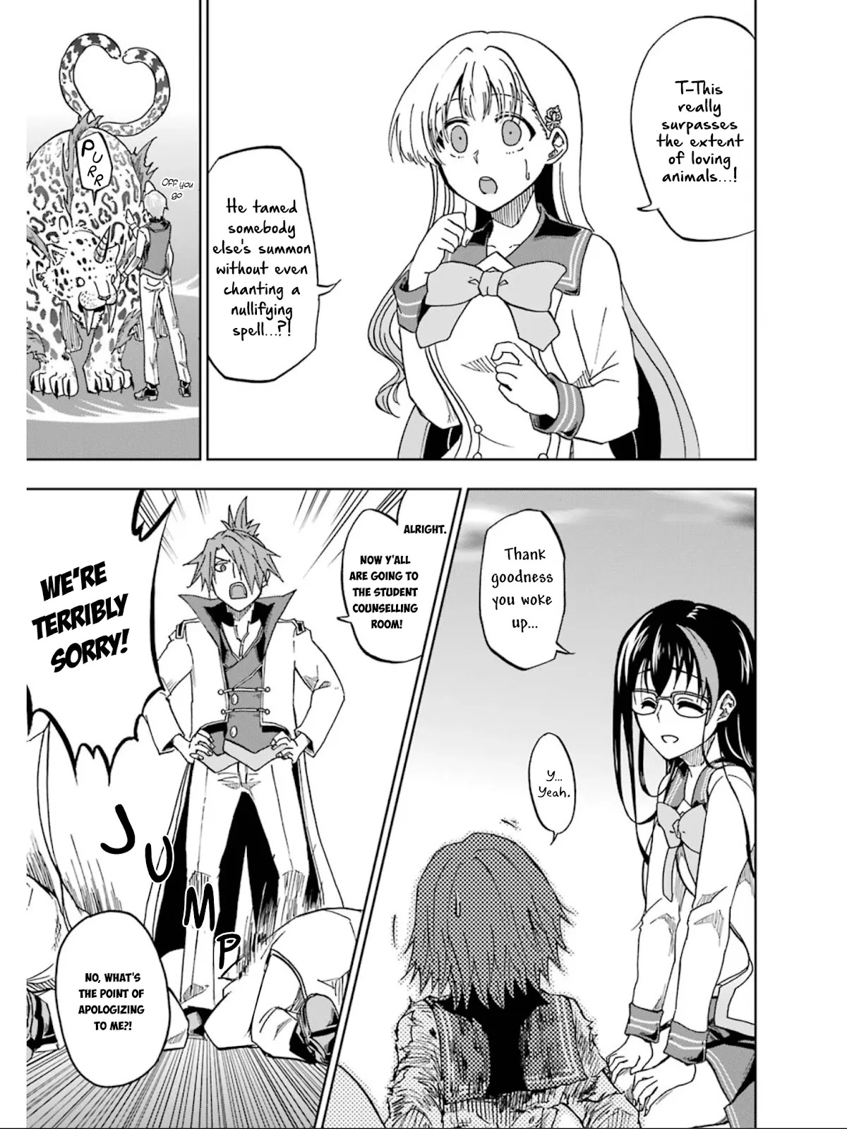 Ankoku Kishi no Ore desu Ga Saikyou no Seikishi wo Mezashimasu Chapter 16 page 36 - Chapter 16: The Student Council's Top 3
