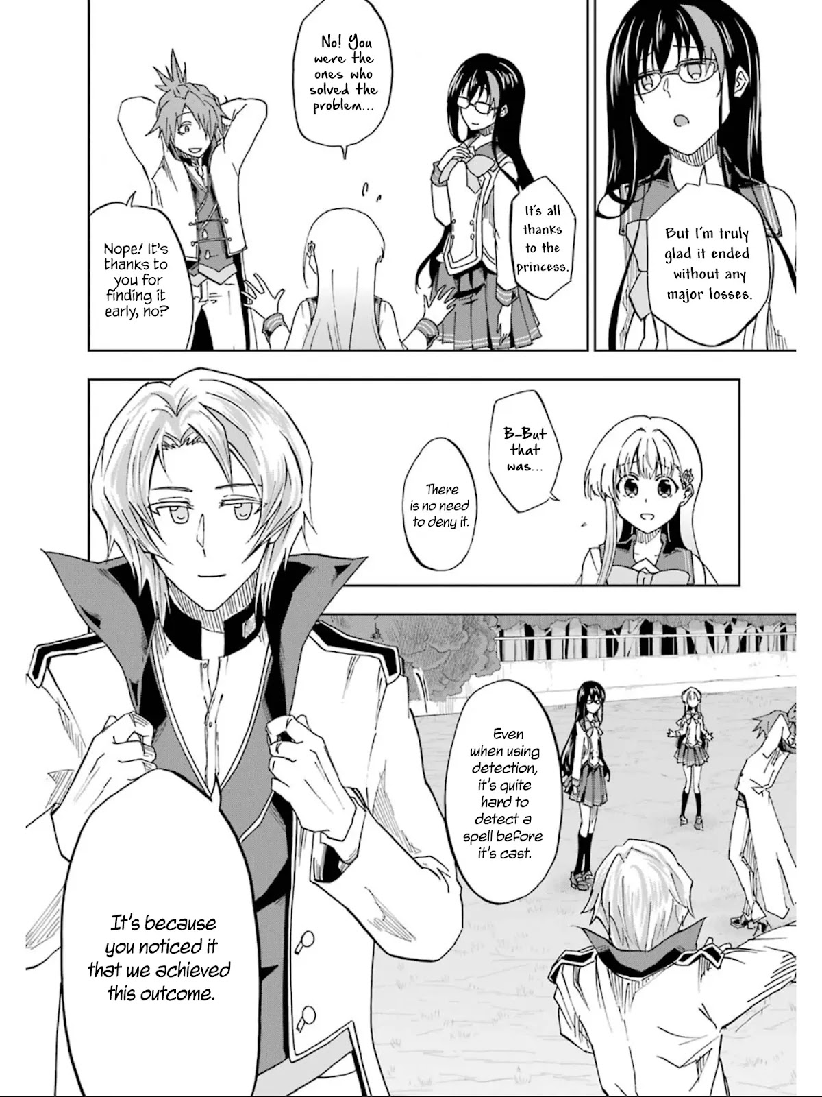 Ankoku Kishi no Ore desu Ga Saikyou no Seikishi wo Mezashimasu Chapter 16 page 37 - Chapter 16: The Student Council's Top 3