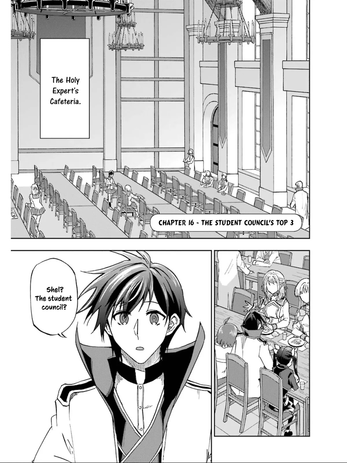 Ankoku Kishi no Ore desu Ga Saikyou no Seikishi wo Mezashimasu Chapter 16 page 4 - Chapter 16: The Student Council's Top 3