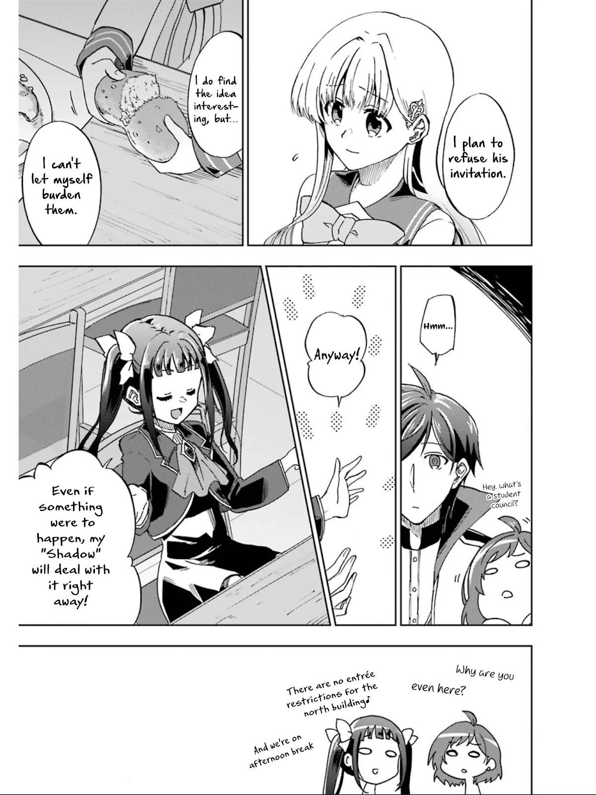 Ankoku Kishi no Ore desu Ga Saikyou no Seikishi wo Mezashimasu Chapter 16 page 6 - Chapter 16: The Student Council's Top 3