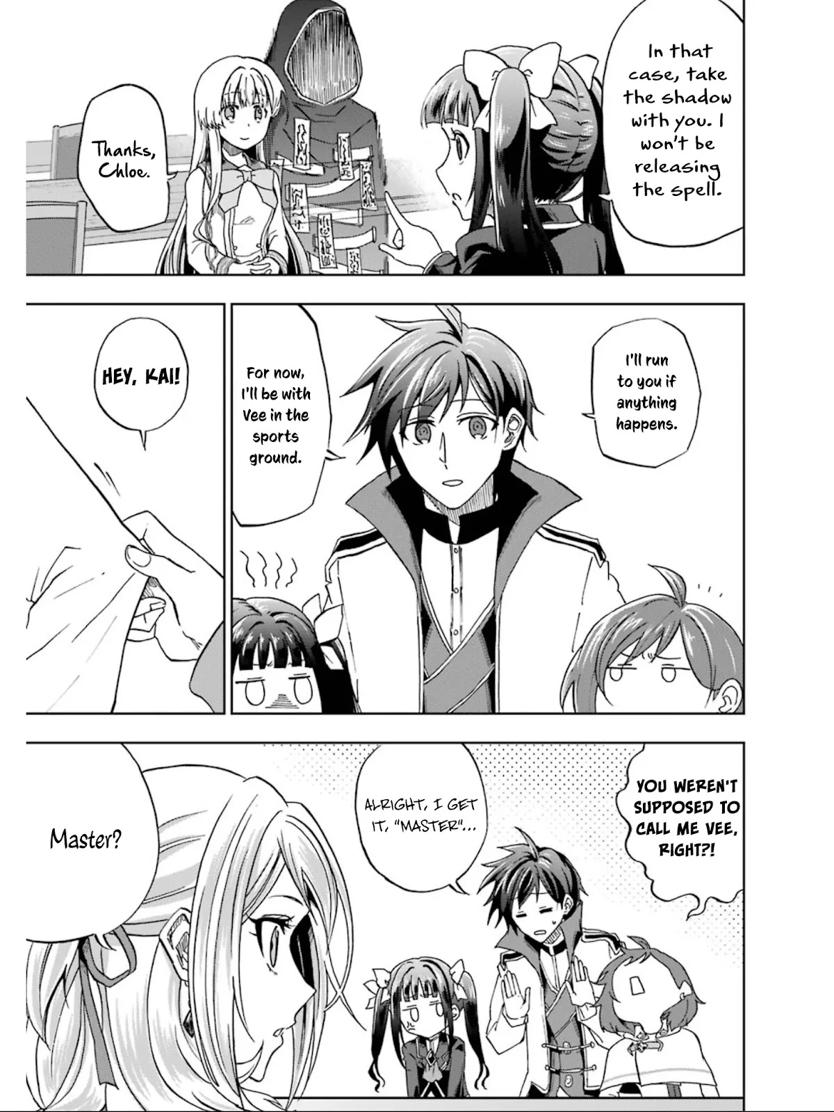 Ankoku Kishi no Ore desu Ga Saikyou no Seikishi wo Mezashimasu Chapter 16 page 8 - Chapter 16: The Student Council's Top 3