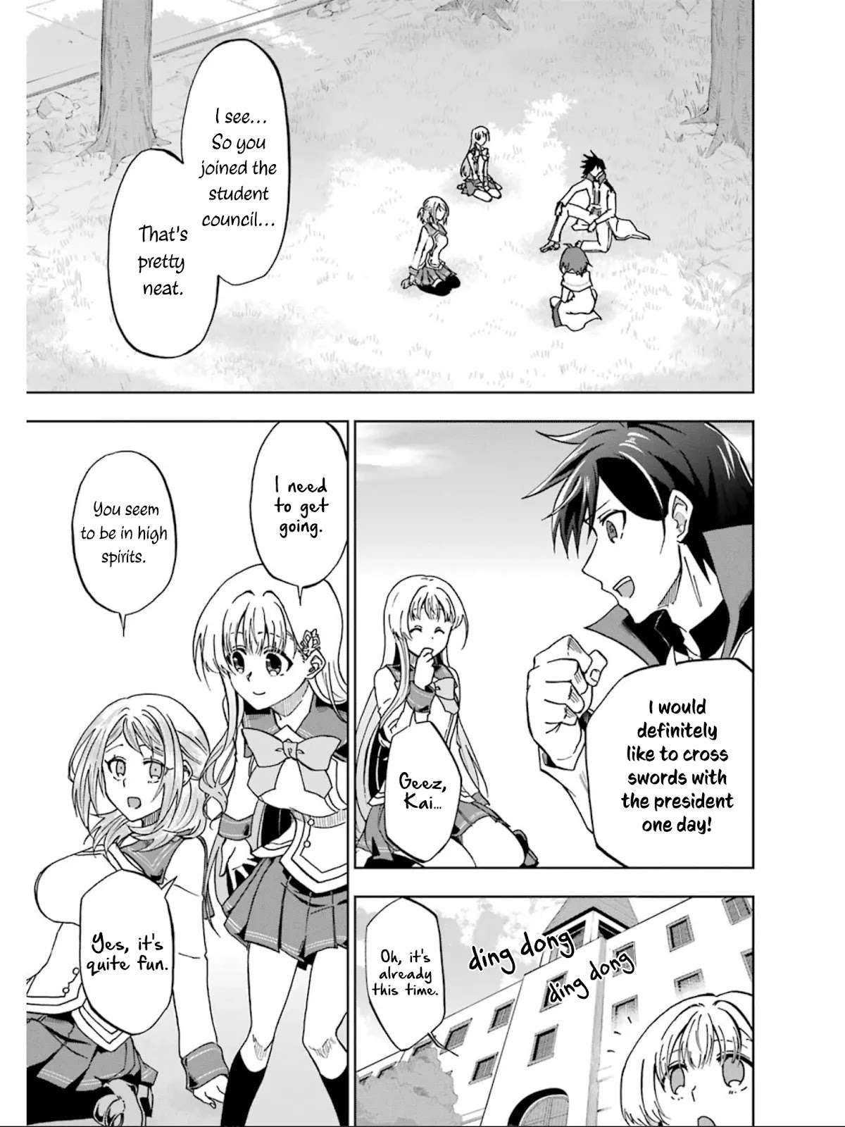 Ankoku Kishi no Ore desu Ga Saikyou no Seikishi wo Mezashimasu Chapter 17 page 3 - Chapter 17: Shel's New Activity