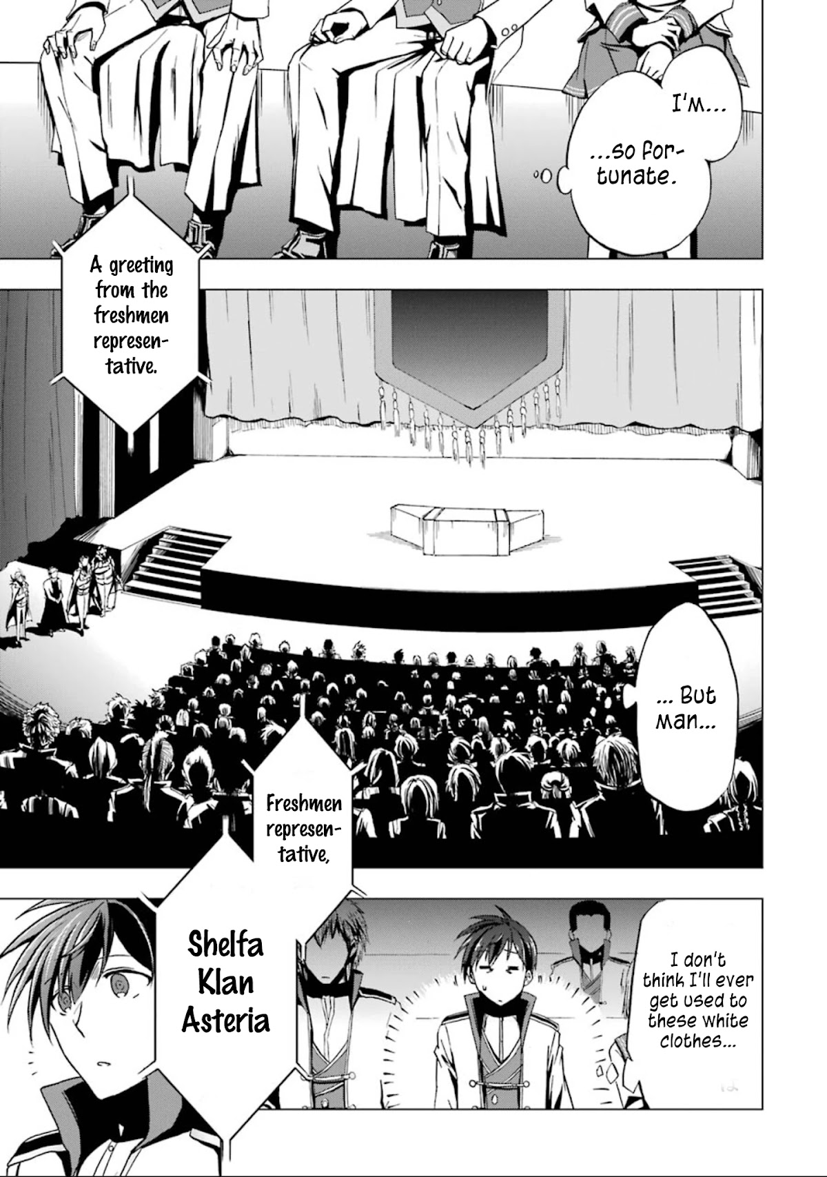 Ankoku Kishi no Ore desu Ga Saikyou no Seikishi wo Mezashimasu Chapter 2 page 26 - Chapter 2: The Dark Knight Goes to School