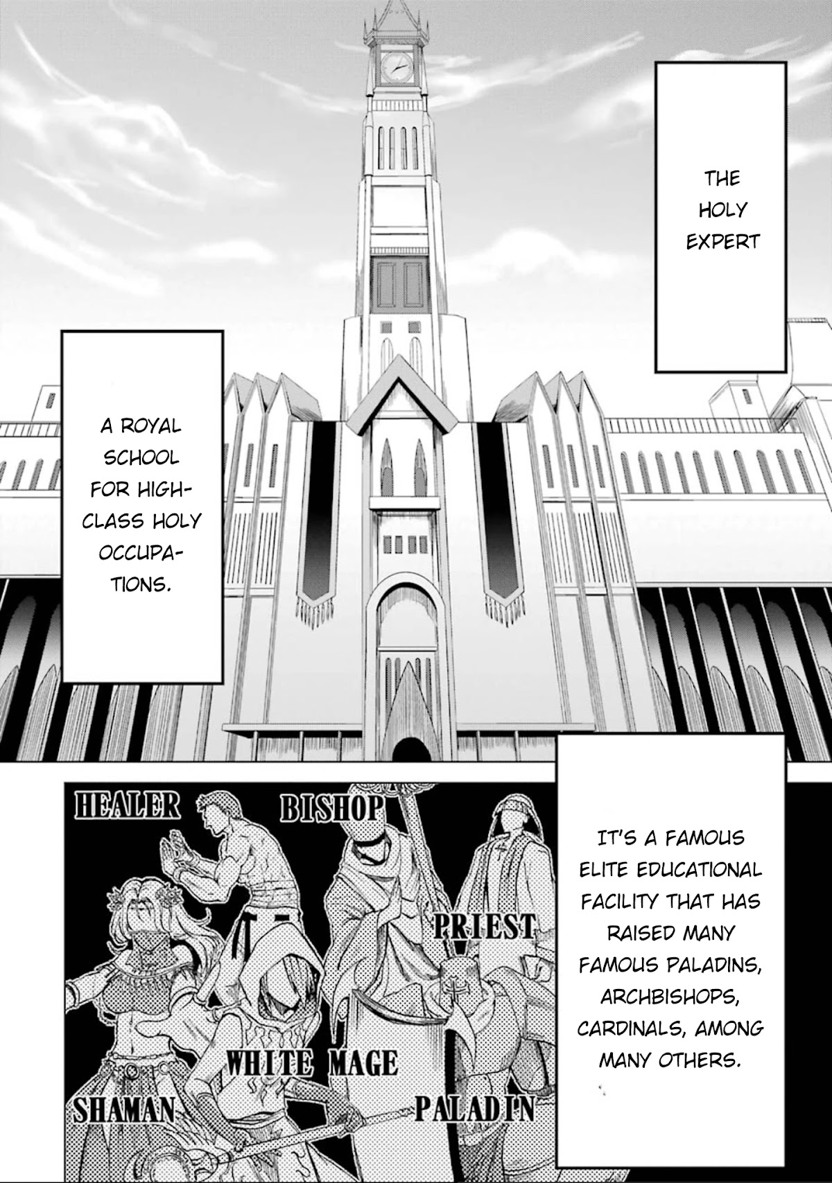 Ankoku Kishi no Ore desu Ga Saikyou no Seikishi wo Mezashimasu Chapter 2 page 3 - Chapter 2: The Dark Knight Goes to School