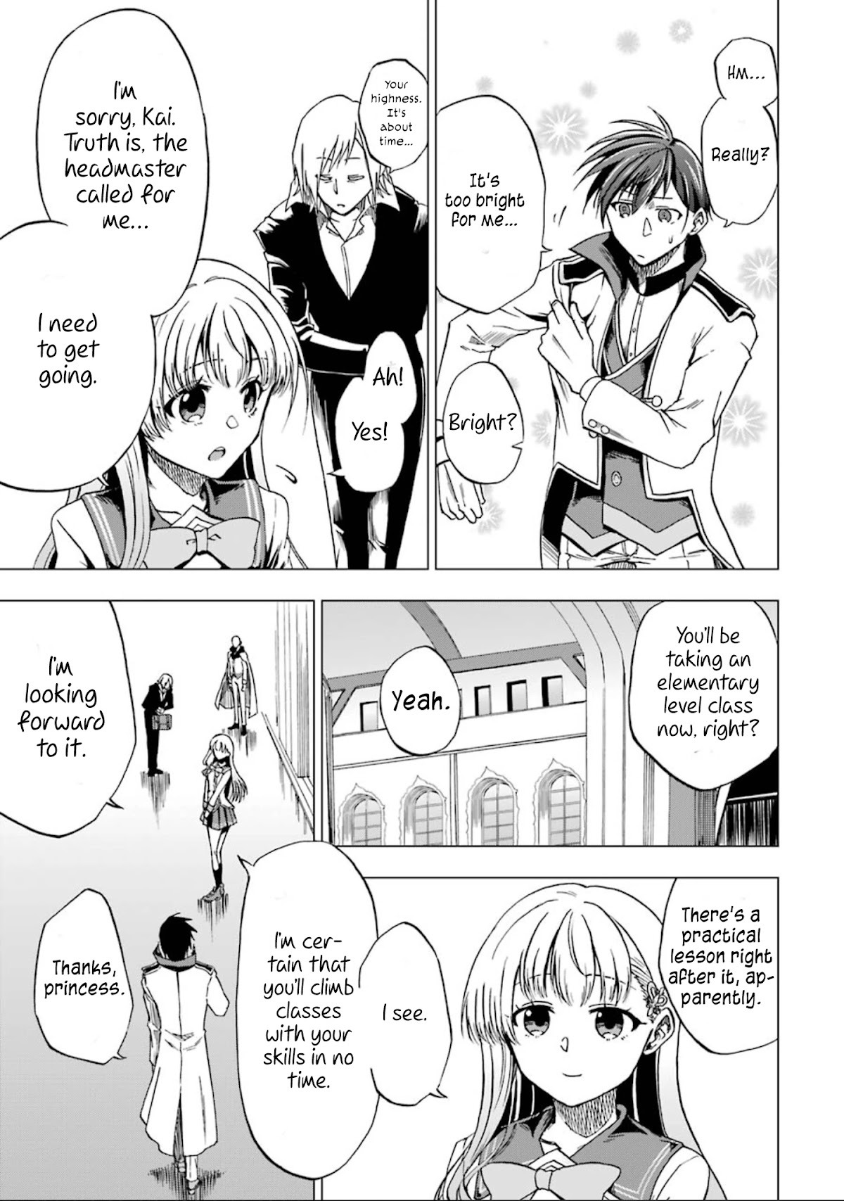 Ankoku Kishi no Ore desu Ga Saikyou no Seikishi wo Mezashimasu Chapter 2 page 30 - Chapter 2: The Dark Knight Goes to School