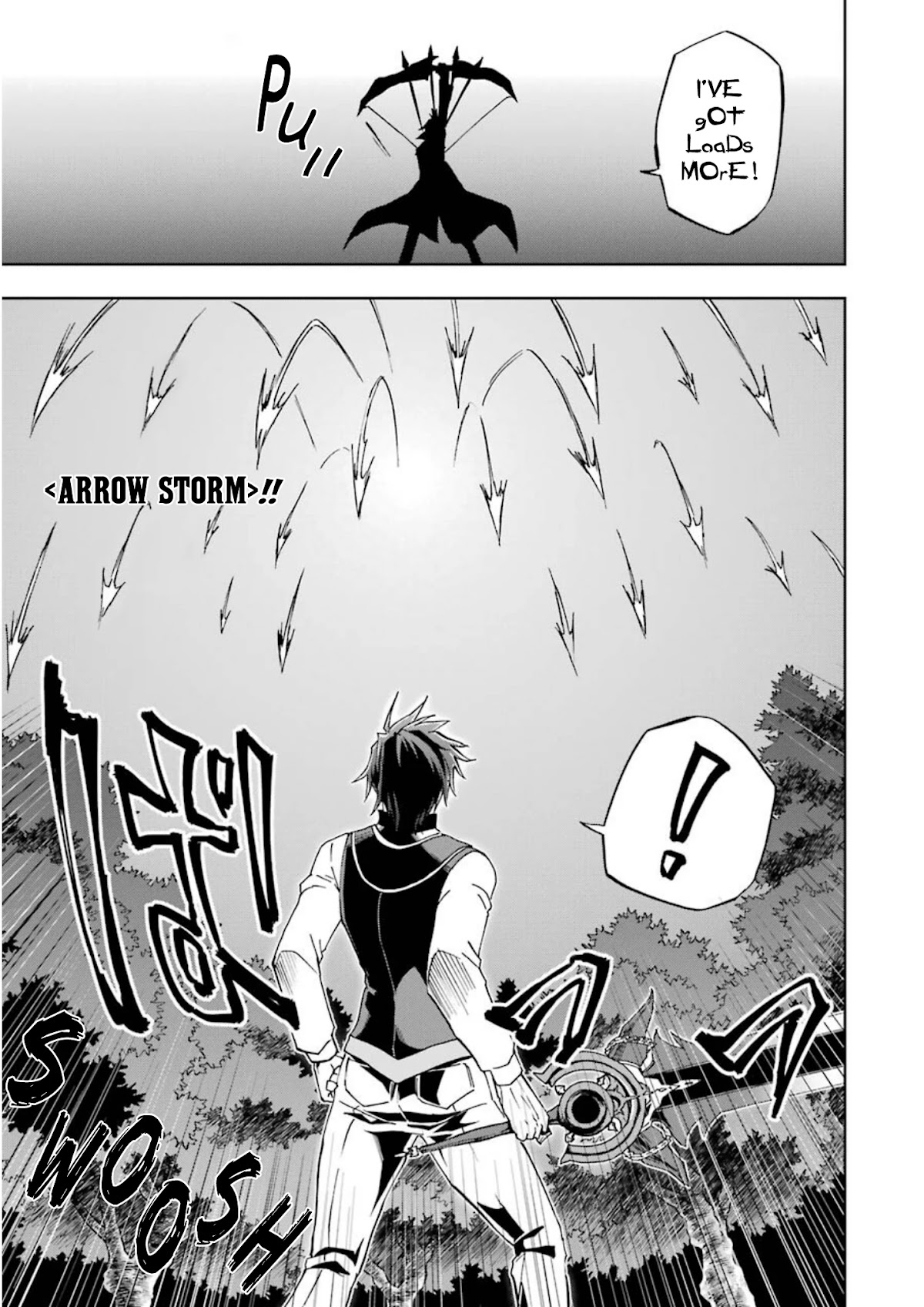 Ankoku Kishi no Ore desu Ga Saikyou no Seikishi wo Mezashimasu Chapter 21 page 23 - Chapter 21: "Artemis", The Pursuer