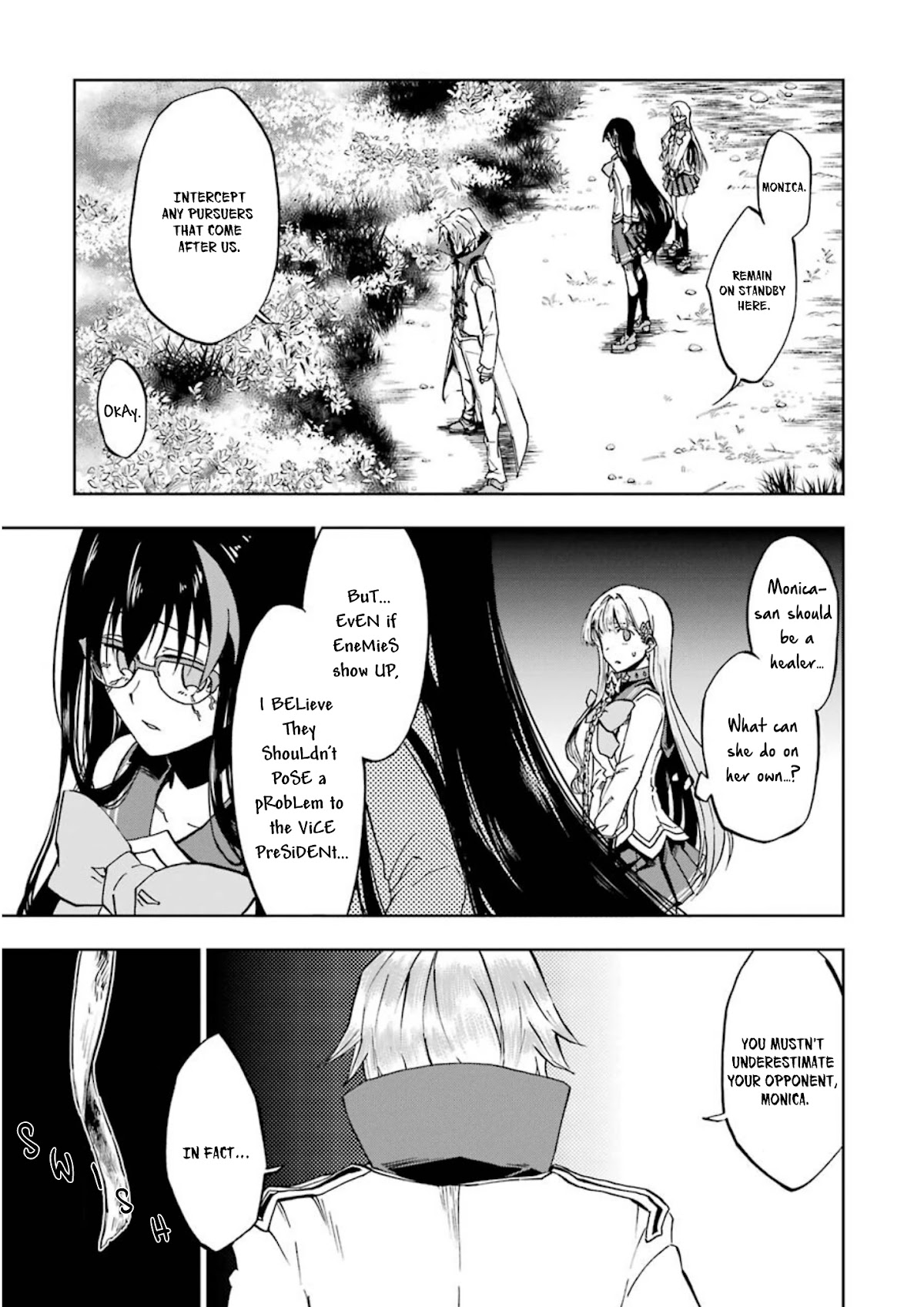 Ankoku Kishi no Ore desu Ga Saikyou no Seikishi wo Mezashimasu Chapter 21 page 6 - Chapter 21: "Artemis", The Pursuer