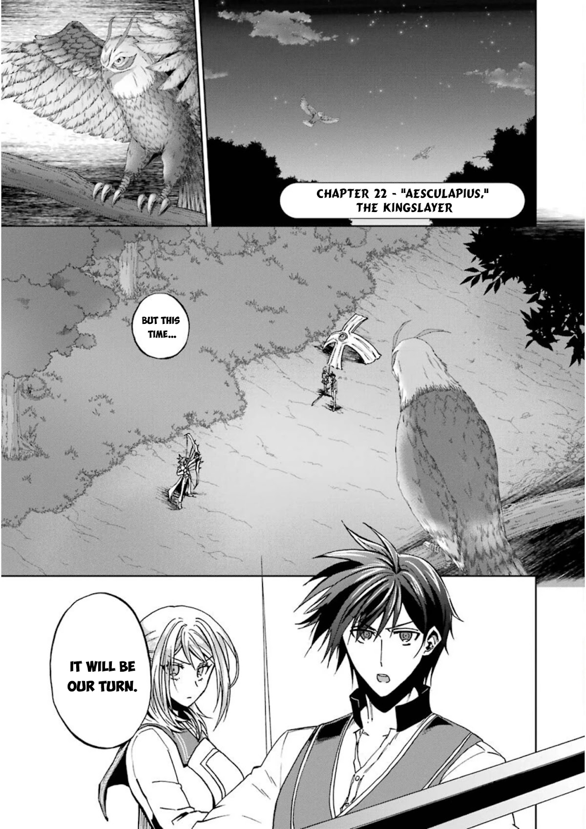 Ankoku Kishi no Ore desu Ga Saikyou no Seikishi wo Mezashimasu Chapter 22 page 2 - Chapter 22: "Aesculapius", The Kingslayer