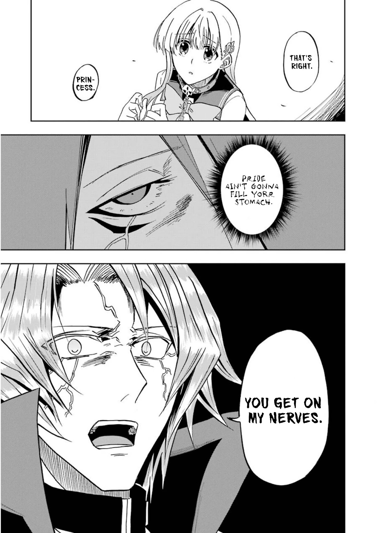 Ankoku Kishi no Ore desu Ga Saikyou no Seikishi wo Mezashimasu Chapter 23 page 34 - Chapter 23: The Meaning of a "Proud Knight"
