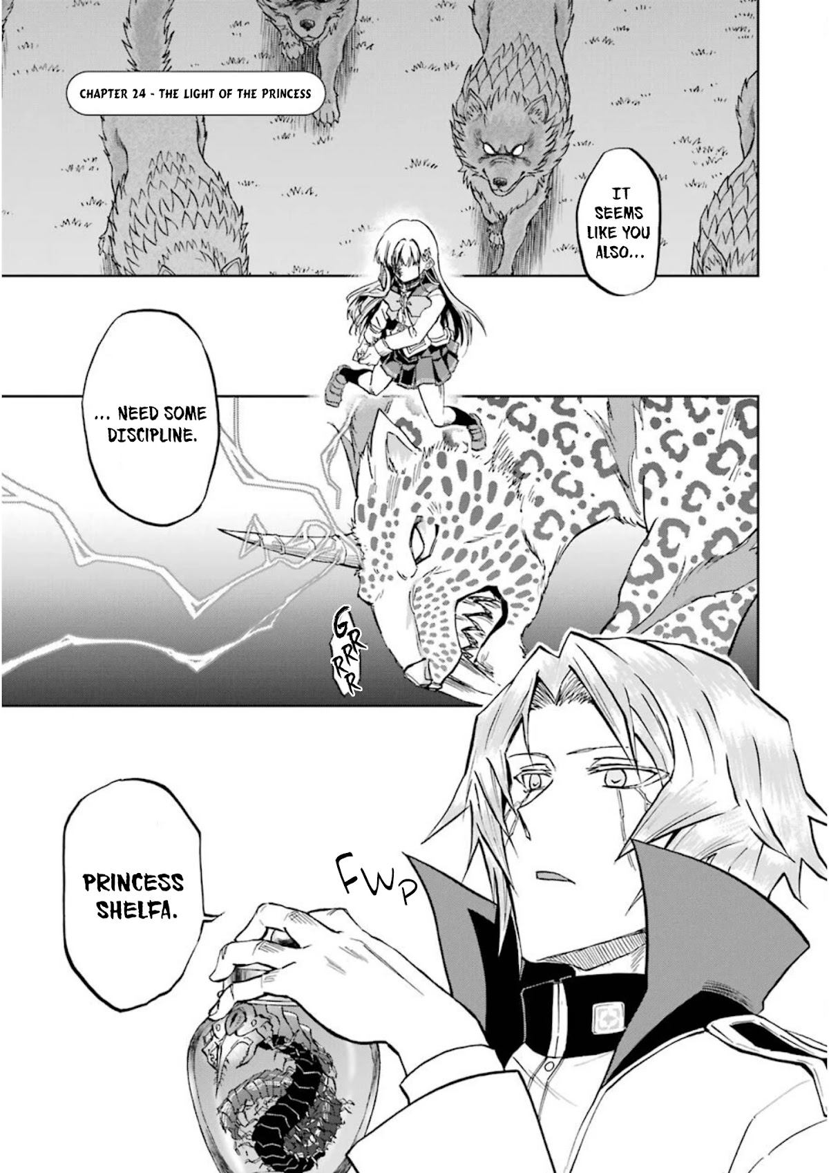 Ankoku Kishi no Ore desu Ga Saikyou no Seikishi wo Mezashimasu Chapter 24 page 2 - Chapter 24: The Light of the Princess