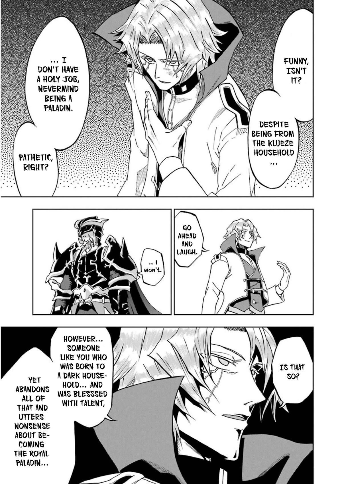 Ankoku Kishi no Ore desu Ga Saikyou no Seikishi wo Mezashimasu Chapter 25 page 26 - Chapter 25: "Phanes", The One Who Remains Deprived