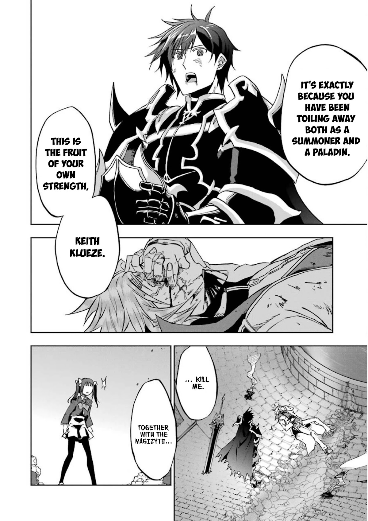 Ankoku Kishi no Ore desu Ga Saikyou no Seikishi wo Mezashimasu Chapter 25 page 34 - Chapter 25: "Phanes", The One Who Remains Deprived